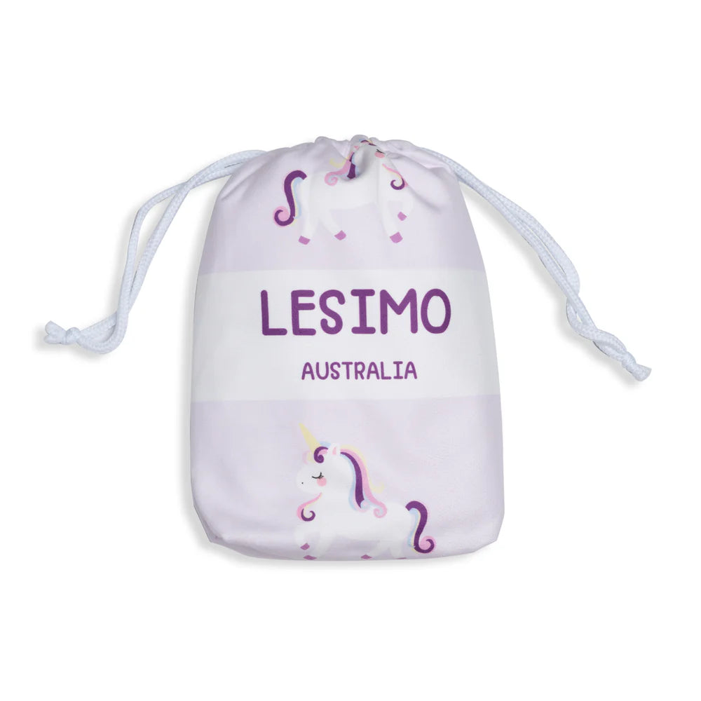 Lesimo Sand Free Kids Hooded Towel - Unicorn