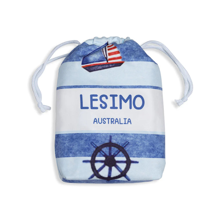 Lesimo Sand Free Kids Hooded Towel - Little Sailor