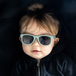 BUKIBABY 0-2 Baby B-Shades with Head Strap Salty Teal
