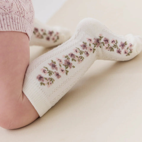 Jamie Kay Cassie Sock - Parchment