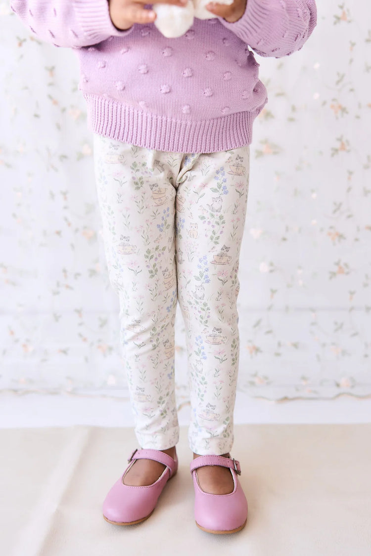 Jamie Kay Organic Cotton Everyday Legging - Moons Garden Lavender