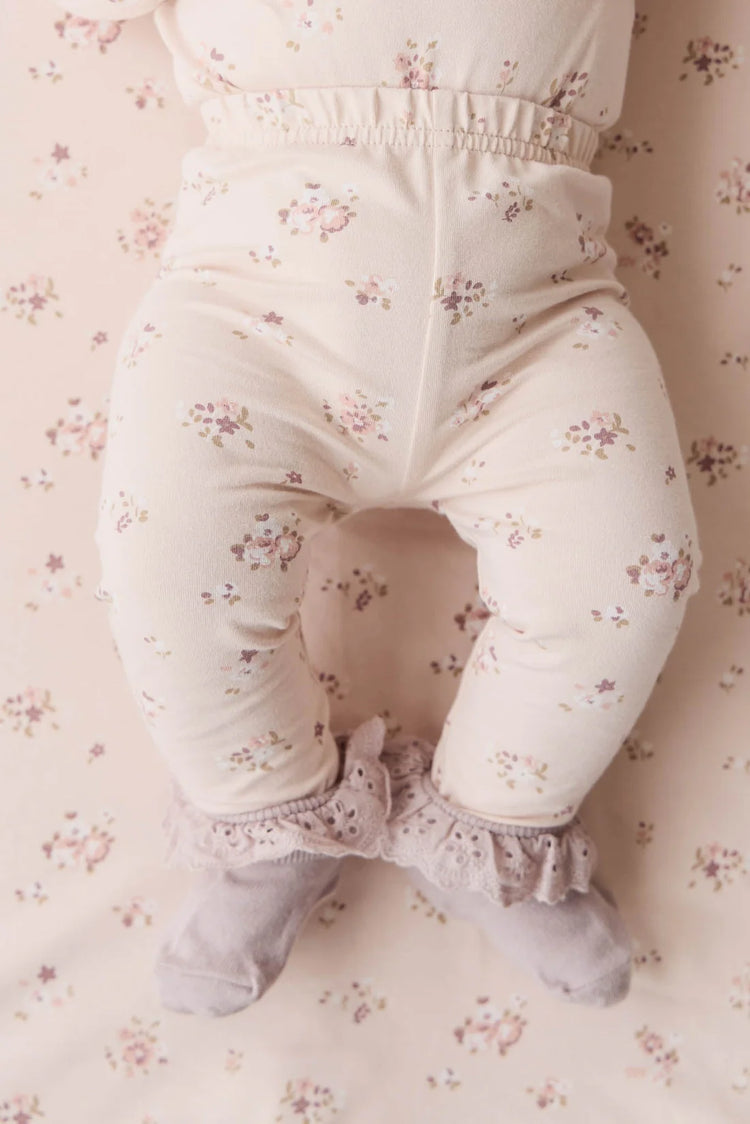 Jamie Kay Organic Cotton Everyday Legging - Petite Fleur Soft Peony