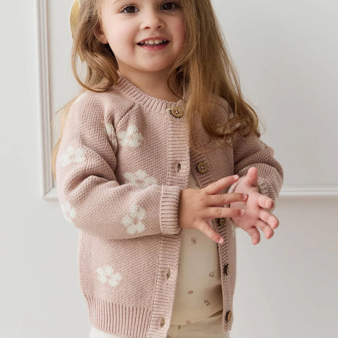 Jamie Kay Harper Cardigan - Frankie Knit Rose