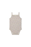 Jamie Kay  Organic Cotton Bridget Singlet Bodysuit - Chloe  Lavender