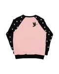 RADICOOL KIDS LOVE CAT RAGLAN CREW