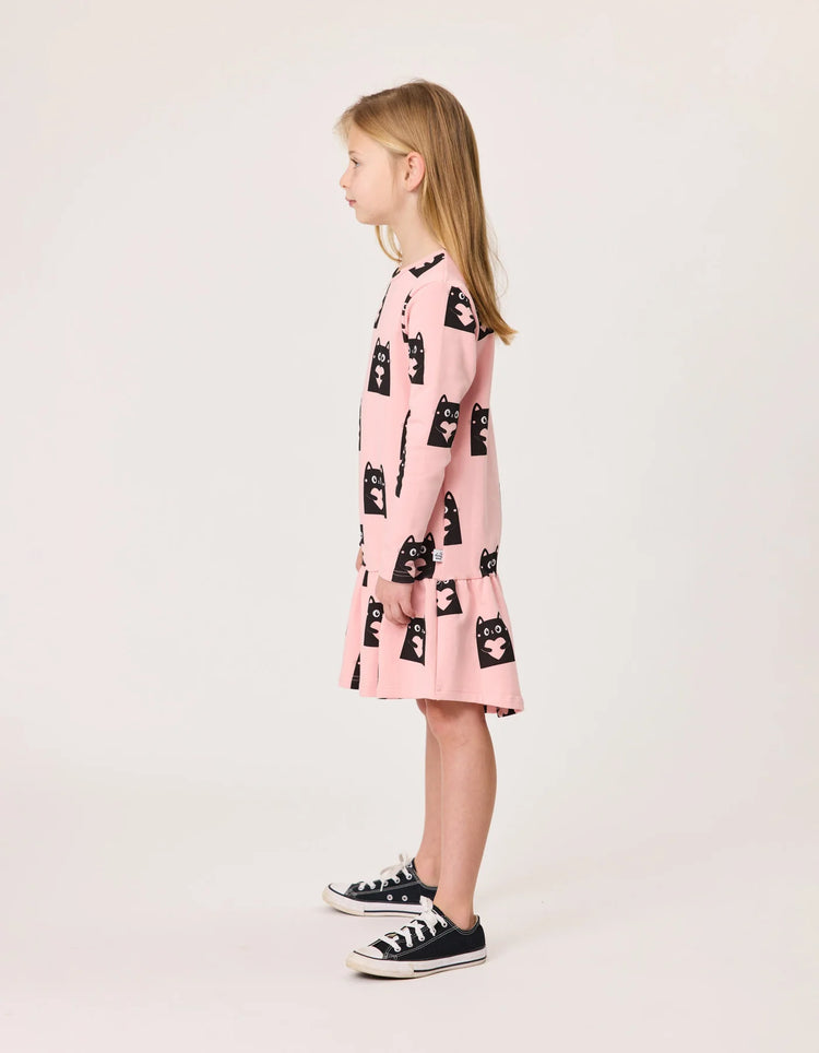 RADICOOL KID LOVE CATS FRILL DRESS