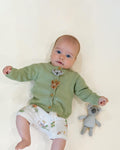 BEBE AUSTRALIANA ORGANIC  NOVELTY CARDIGAN