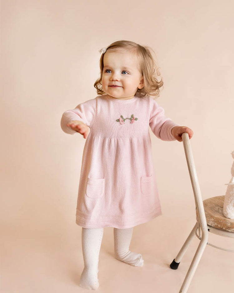 BEBE CHARLIE ORGANIC KNITTED DRESS