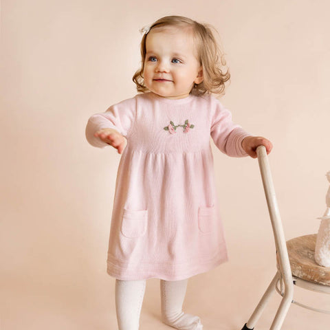 BEBE CHARLIE ORGANIC KNITTED DRESS