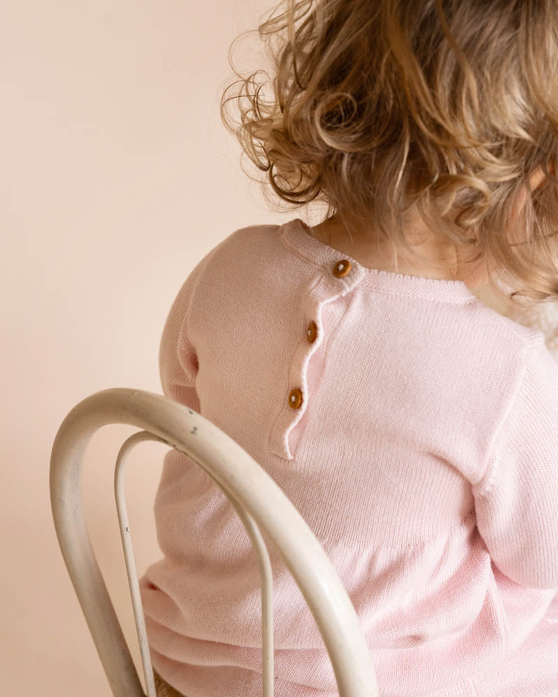 BEBE CHARLIE ORGANIC KNITTED DRESS