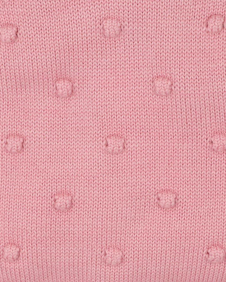 BEBE CHARLIE BOBBLE KNITTED CARDIGAN