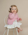 BEBE CHARLIE BOBBLE KNITTED CARDIGAN