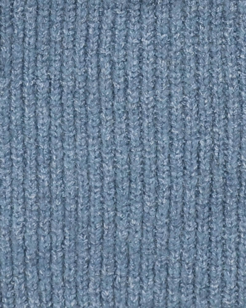 BEBE BLUE MARL KNITTED HOODED JACKET