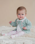 BEBE  LACE COLLAR ORGANIC  BODYSUIT