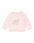 Bebe Size 3-6M Molly Dear Jumper and Molly Stripe Knitted Leggings Set With Free Fox Rattle Special Combo