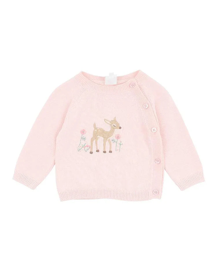 Bebe Size 3-6M Molly Dear Jumper and Molly Stripe Knitted Leggings Set With Free Fox Rattle Special Combo