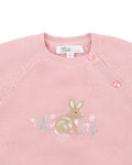 BEBE FERN BUNNY ORGANIC KNITTED JUMPER