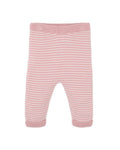 BEBE FERN STRIPE ORGANIC KNITTED LEGGINGS