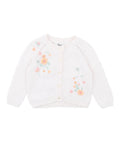 BEBE FERN HAND EMB. ORGANIC CARDIGAN