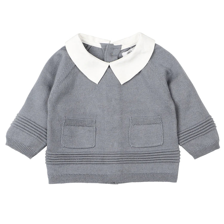 BEBE RALPH JUMPER WITH COLLAR (SIZE 000-0)