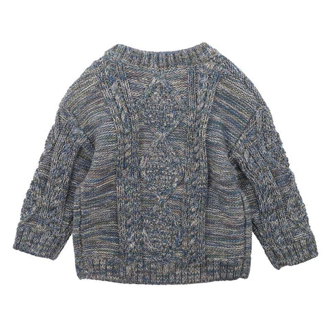 BEBE MYLES CABLE KNITTED JUMPER