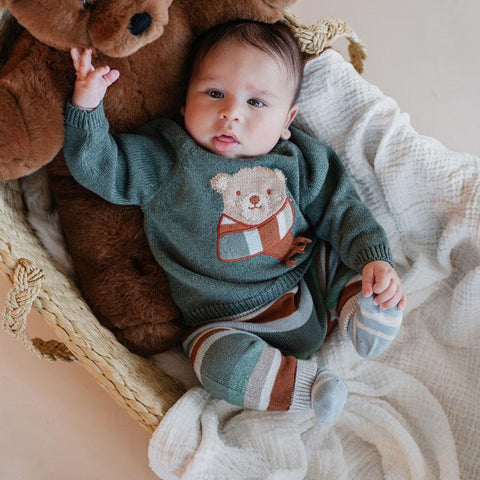 BEBE MATEO BEAR JUMPER