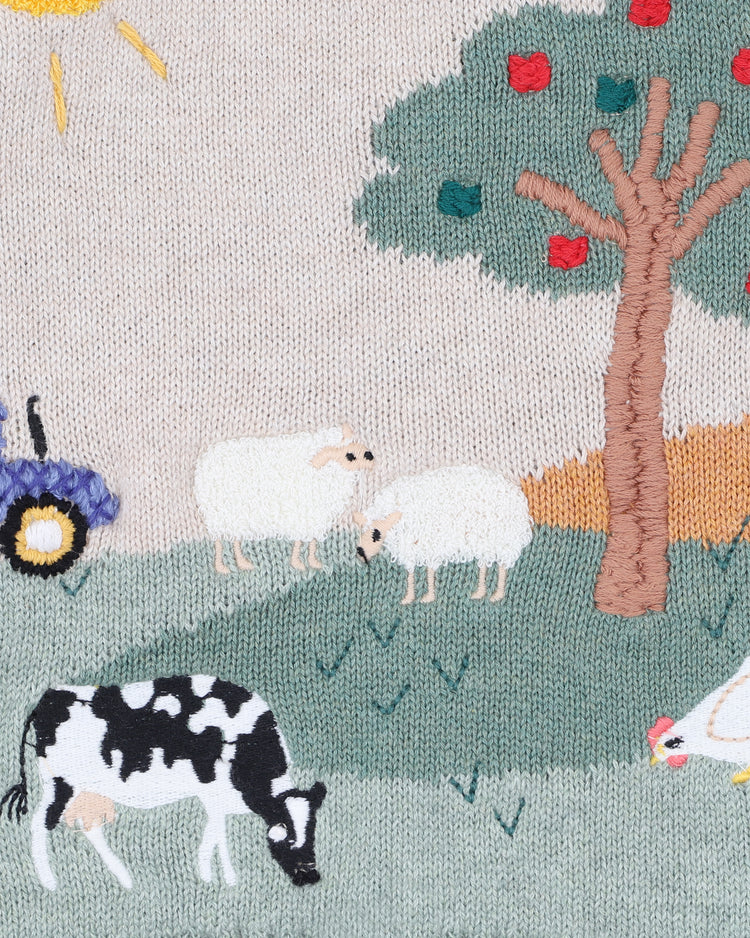 BEBE HUNTER FARM ORGANIC KNITTED JUMPER
