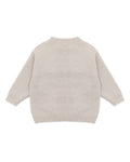 BEBE OTTO PUPPY GRID ORGANIC KNITTED JUMPER