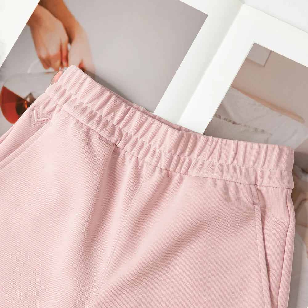 Lesimo Girls Wide Leg Cupro Pants - Dusty Rose
