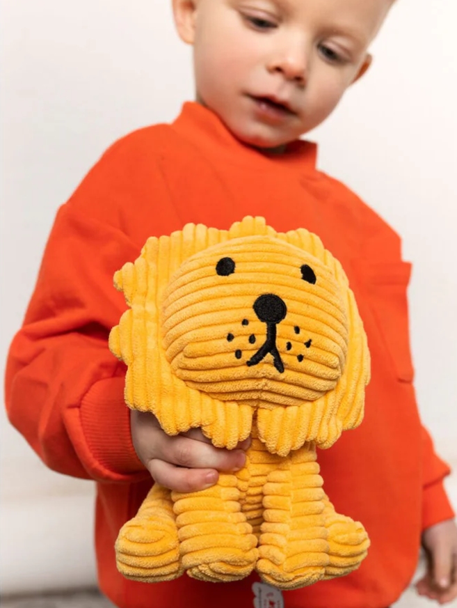 Lion Corduroy Yellow (17cm)