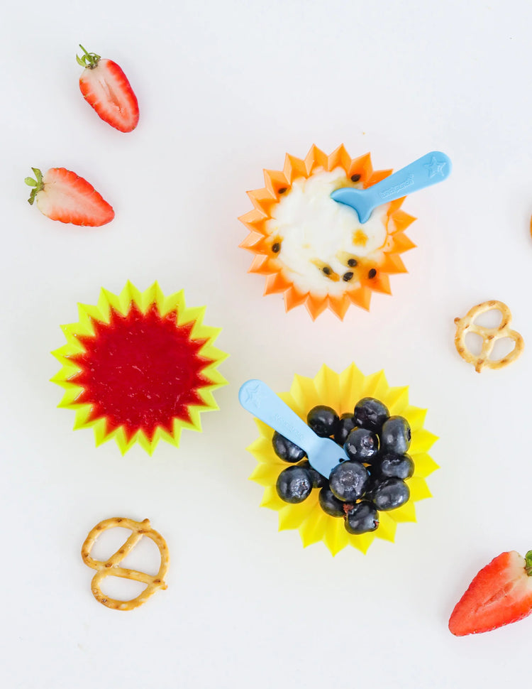 Lunch Punch Fork And Spoon Set - Burst