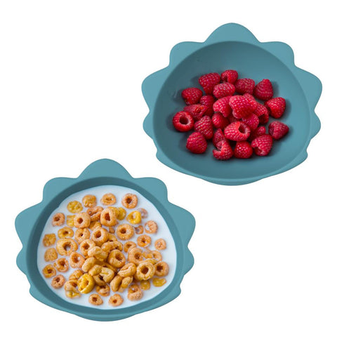 Melii LUXE SILICONE SUCTION BOWLS 2PK (DINOSAUR)