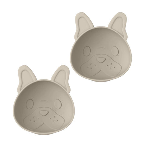 Melii LUXE SILICONE SUCTION BOWLS 2PK (BULLDOG)