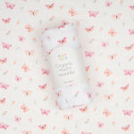ALL4ELLA Organic cotton muslin swaddle - Sweet Butterfly