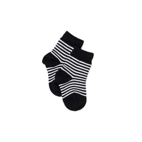 Marquise Navy and White Stripe Knitted Socks 2 Pack