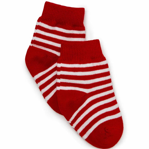 Marquise Red and White Stripe Knitted Socks 2 Pack