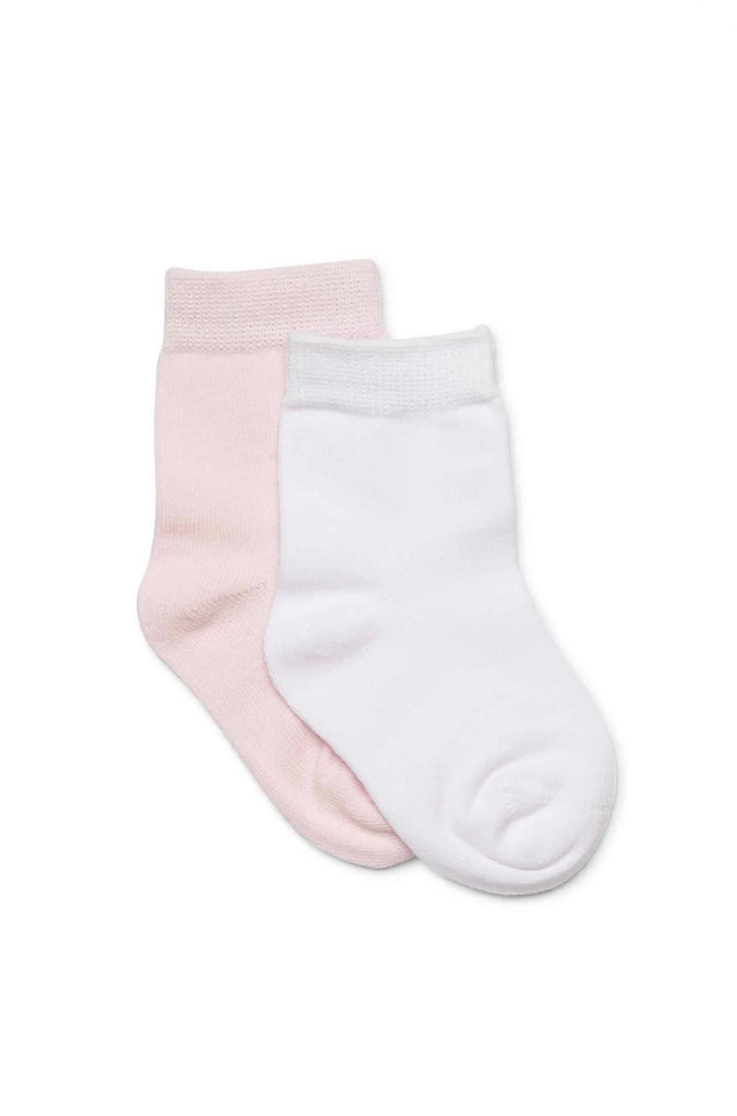 Marquise  Pink and White Socks 2 Pack