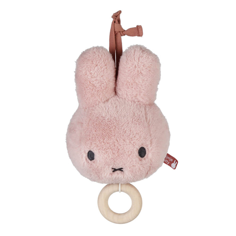 Miffy FLUFFY PINK MUSICAL PULLDOWN