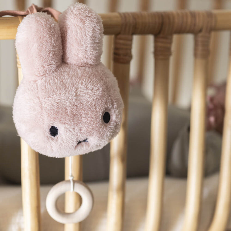 Miffy FLUFFY PINK MUSICAL PULLDOWN