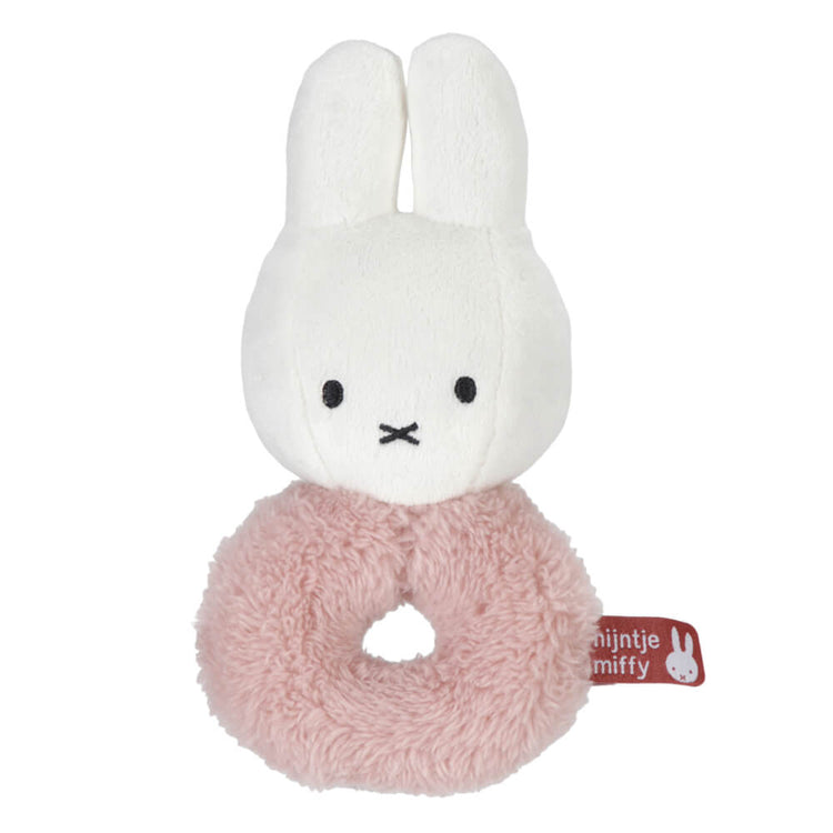 Miffy FLUFFY RING RATTLE PINK
