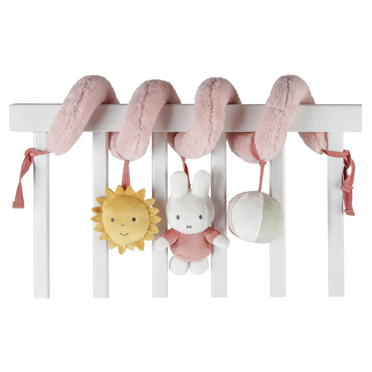 Miffy FLUFFY SPIRAL TOY PINK