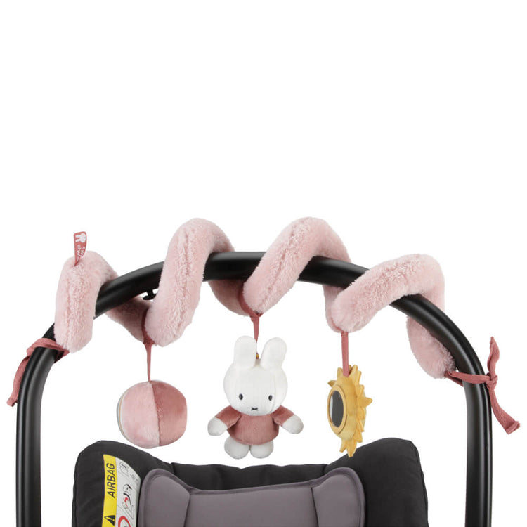 Miffy FLUFFY SPIRAL TOY PINK