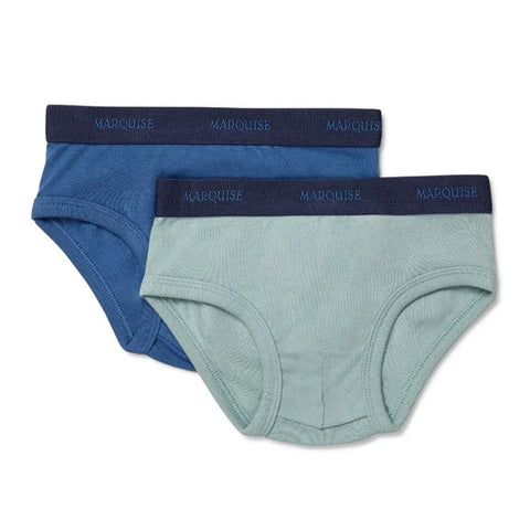 Marquise Boys Cobalt Blue & Green Underwear 2 Pack