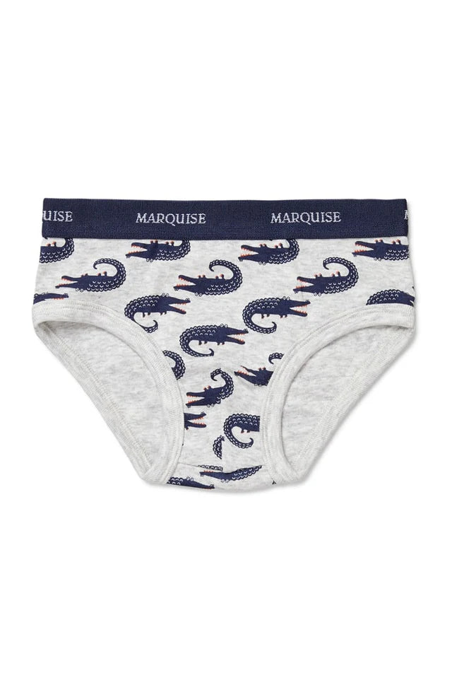 Marquise Boys Crocodile Underwear 2 Pack