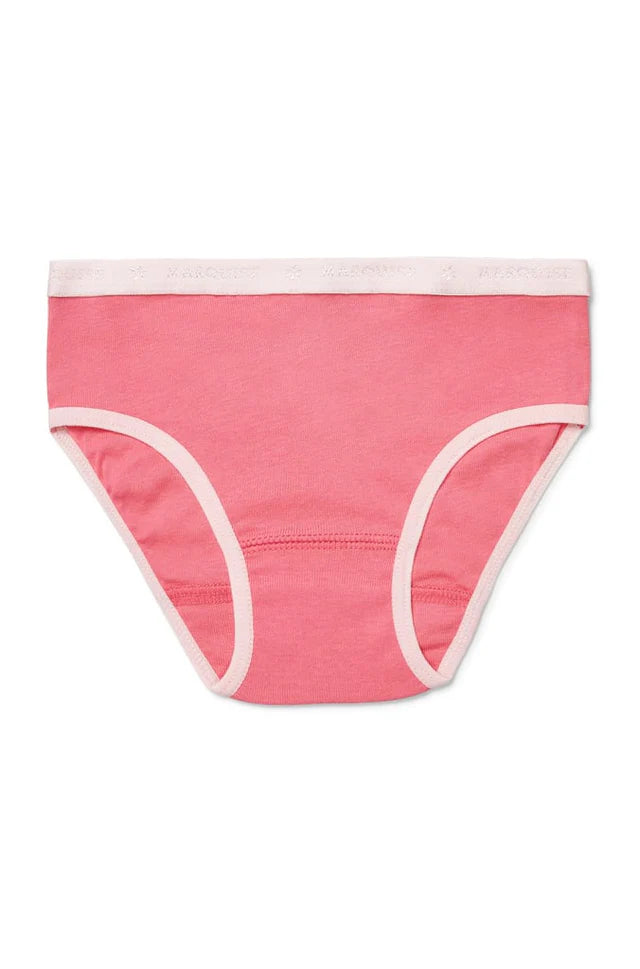 Marquise Girls Hot Pink & White Underwear 2 Pack