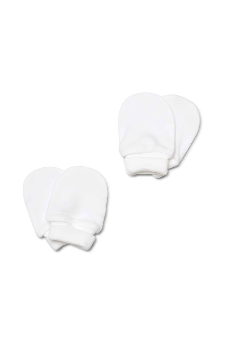 Marquise White Mittens 2 Pairs