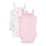 Marquise Vintage Floral Strappy Bodysuit 2 Pack