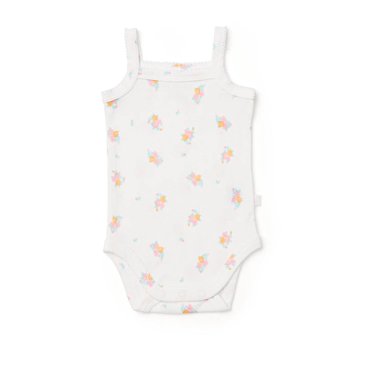 Marquise Vintage Floral Strappy Bodysuit 2 Pack