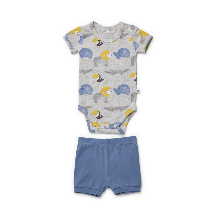 Marquise Animal Play Bodysuit & Shorts Set