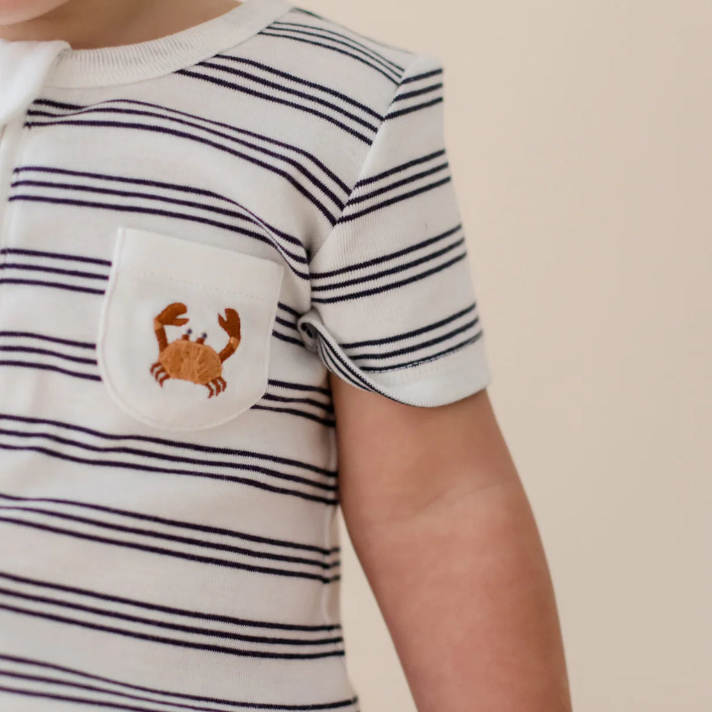 Marquise By The Sea Short Sleeve Romper